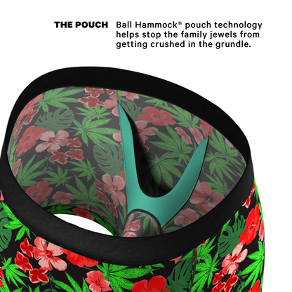 The Bongstera | Tropical Weed Ball Hammock® Pouch Underwear