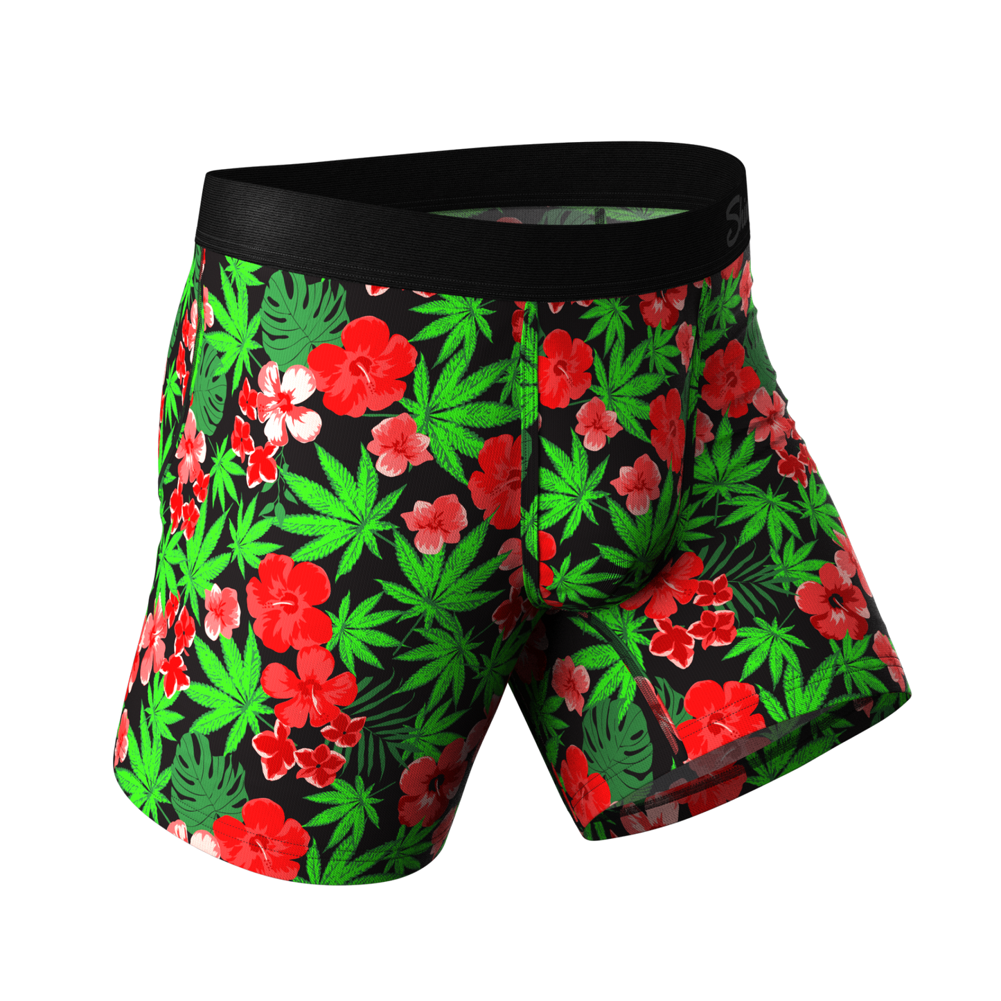 The Bongstera | Tropical Weed Ball Hammock® Pouch Underwear