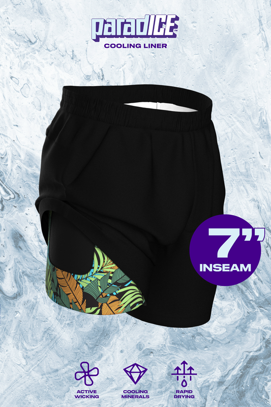 The Botanist | Tropical Leaves Ball Hammock® 7 Inch Athletic Shorts