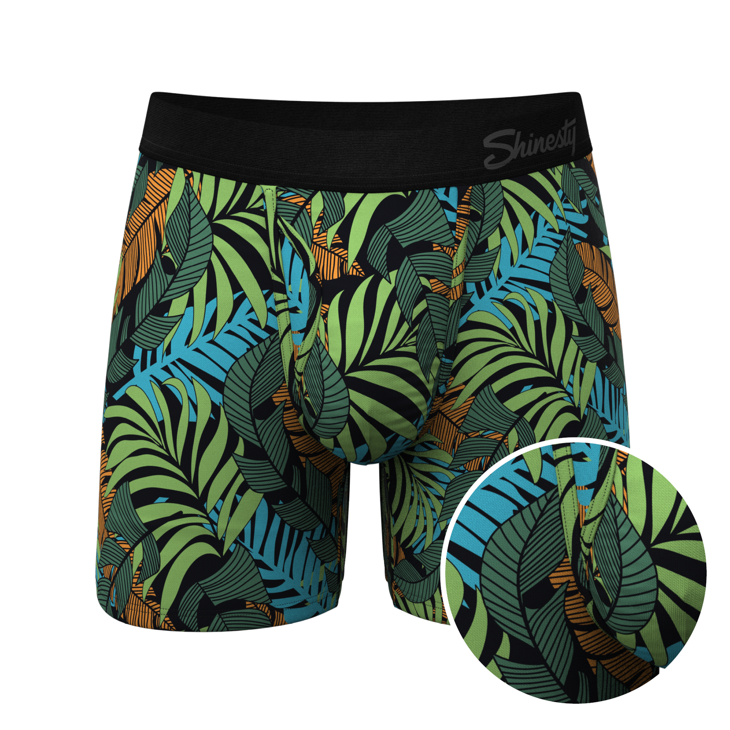 The Botanist | Tropical Leaves Ball Hammock® Pouch Underwear With Fly