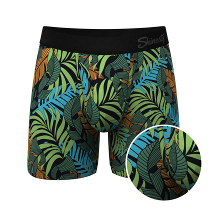 The Botanist | Tropical Leaves Ball Hammock® Pouch Underwear With Fly