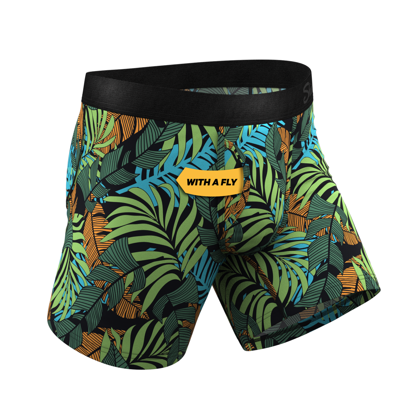 The Botanist | Tropical Leaves Ball Hammock® Pouch Underwear With Fly