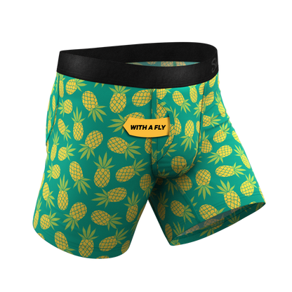 The Pineapple Express | Pineapple Ball Hammock® Pouch Underwear With Fly