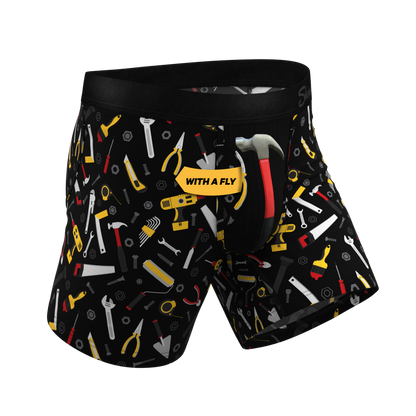 The Tool Belt | Hammer and Tools Ball Hammock® Pouch Underwear With Fly