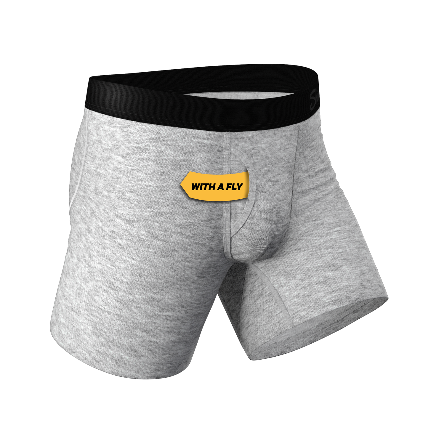 The Intramural Champ | Heathered Grey Ball Hammock® Pouch Underwear With Fly