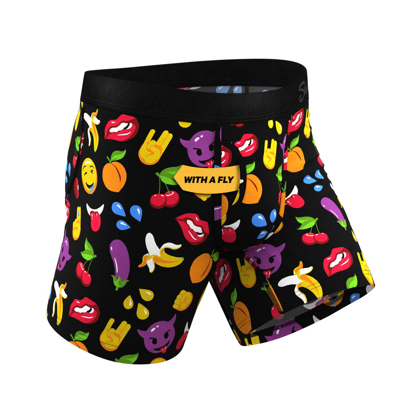 The Flirt | Emoji Ball Hammock® Pouch Underwear With Fly