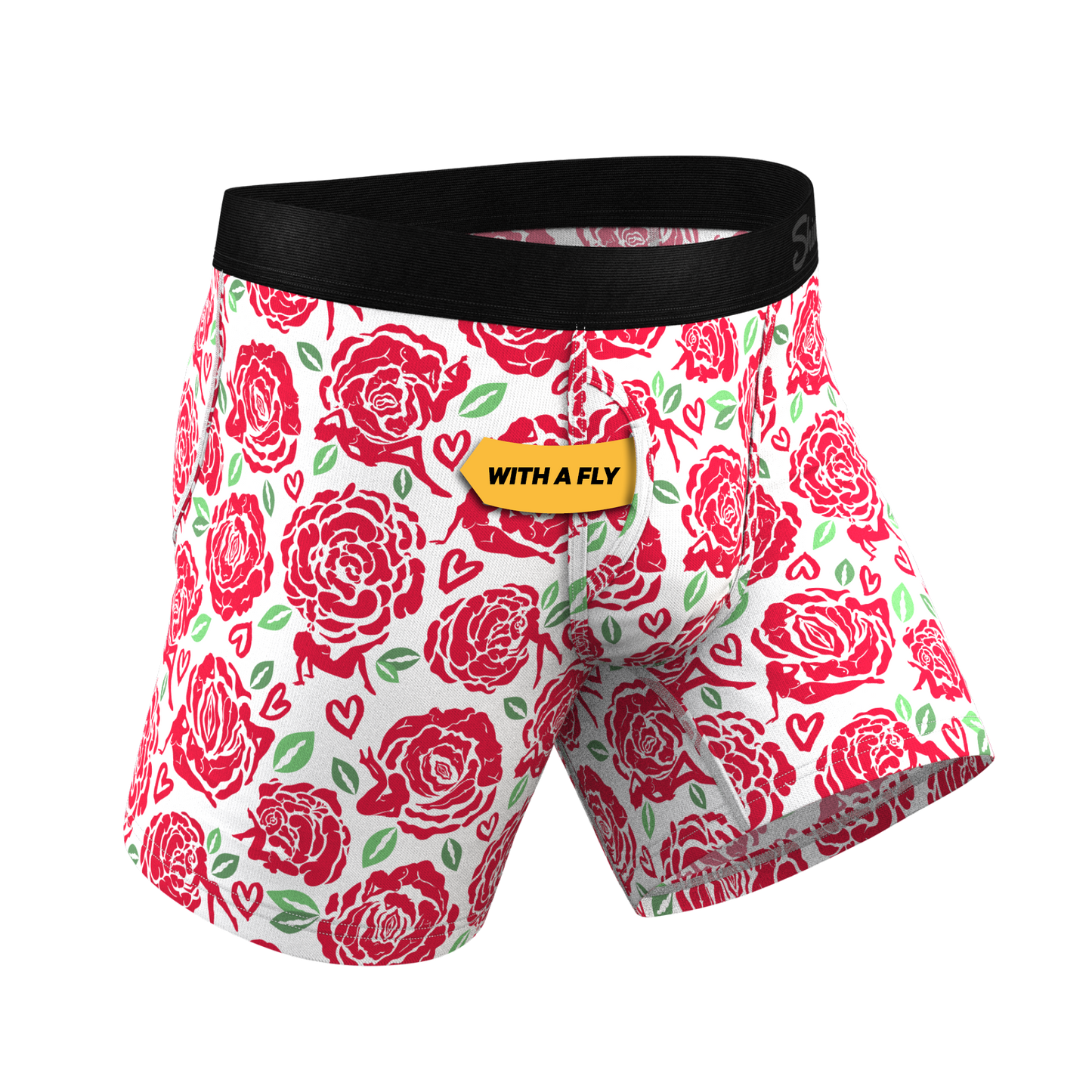 The Bloom With A View | Naughty Roses Ball Hammock® Pouch Underwear With Fly