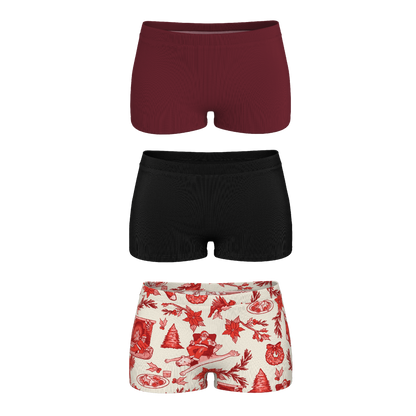 The Perfect Present | Boyshort Underwear 3 Pack