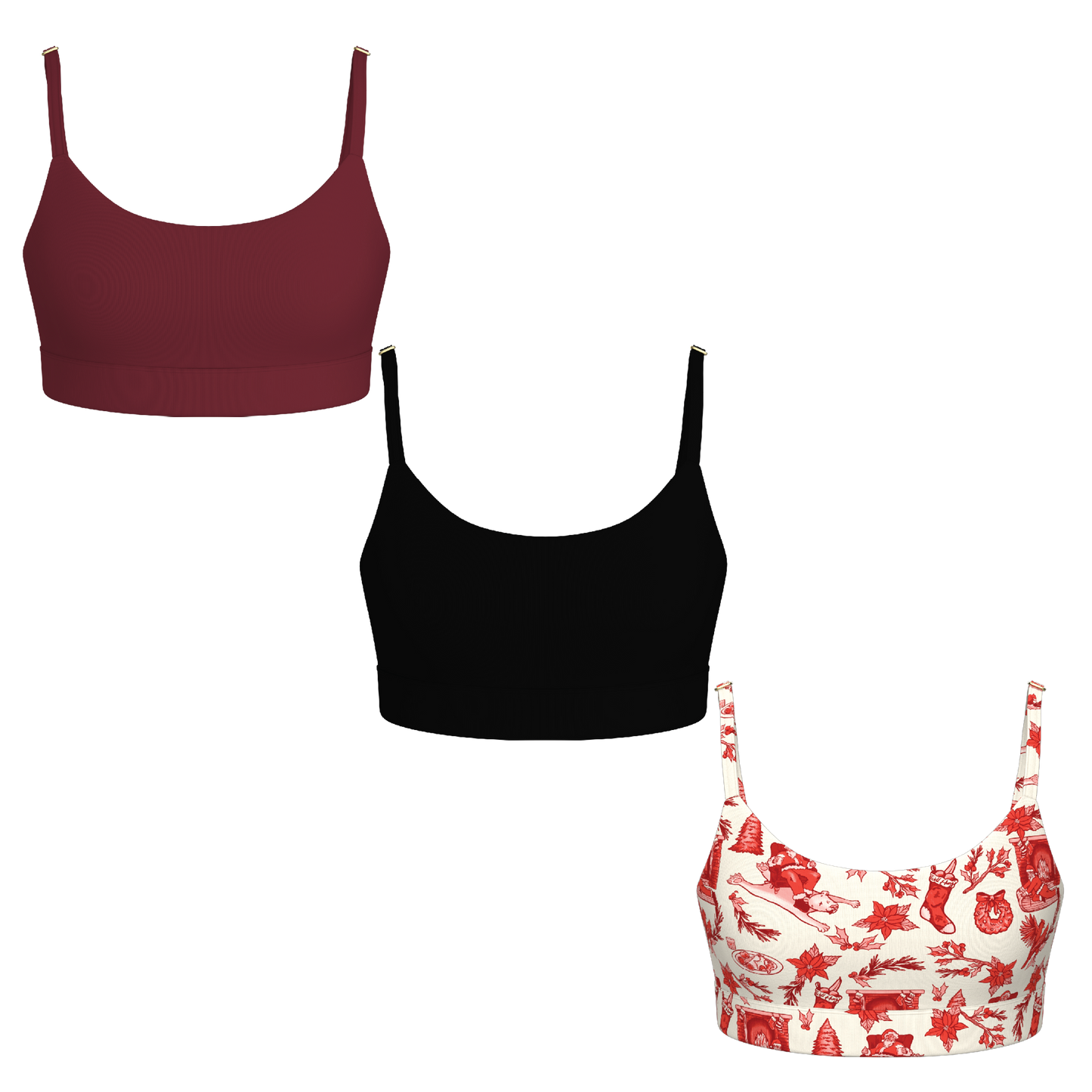 The Perfect Present | Women's Bralette 3 Pack