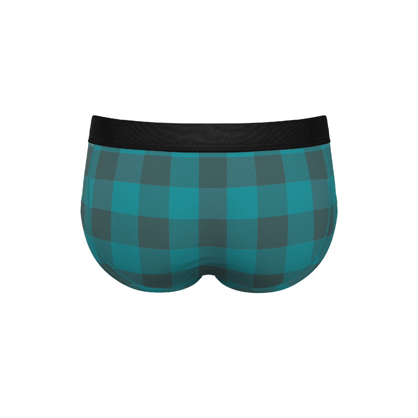 The Plaid And Simple | Green Buffalo Check Ball Hammock® Pouch Underwear Briefs