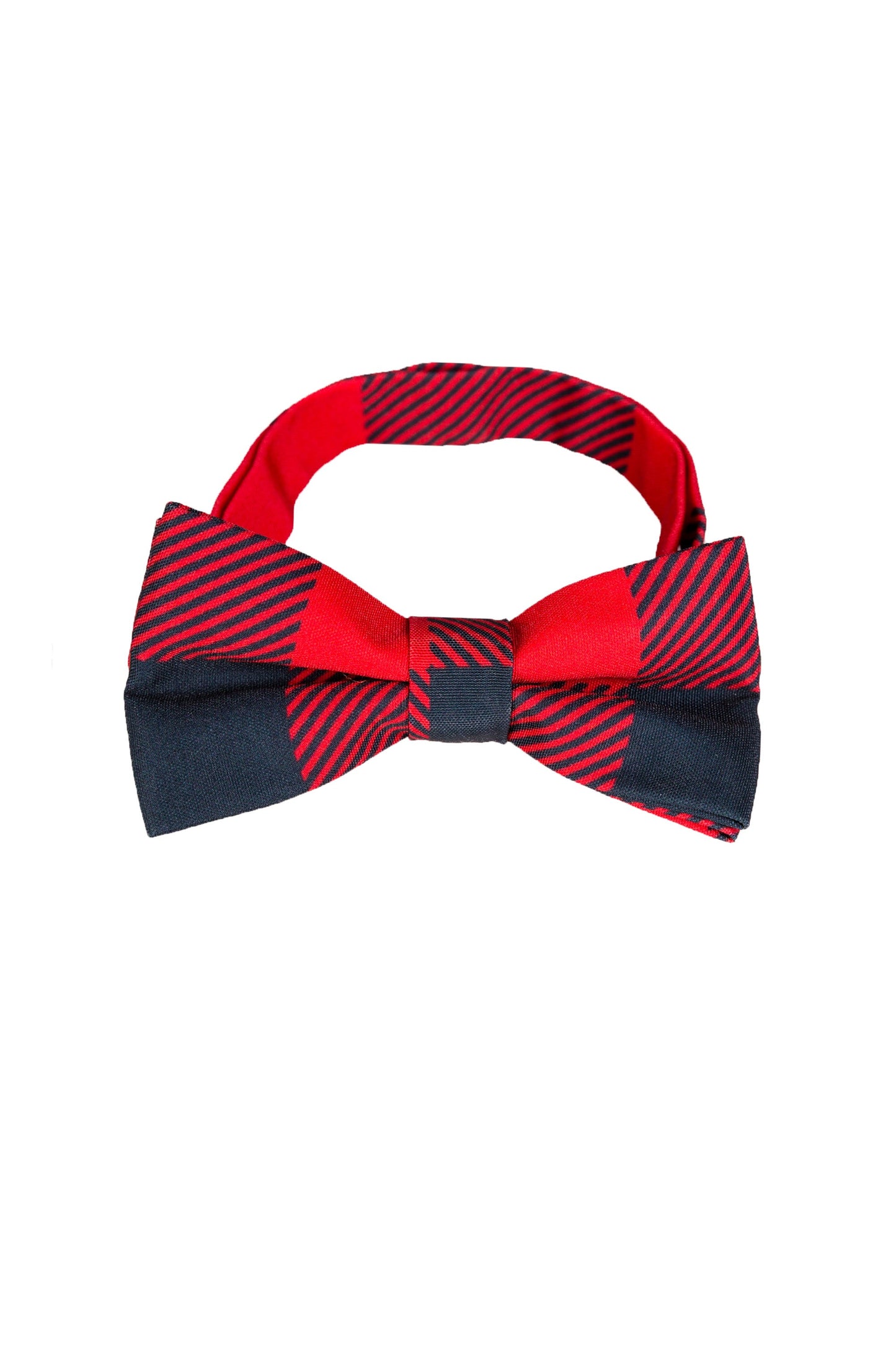 The Red & Black Lumberjack | Buffalo Check Bow Tie