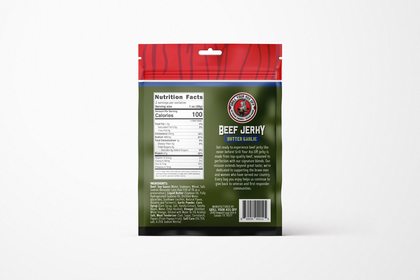 Butter Garlic Beef Jerky