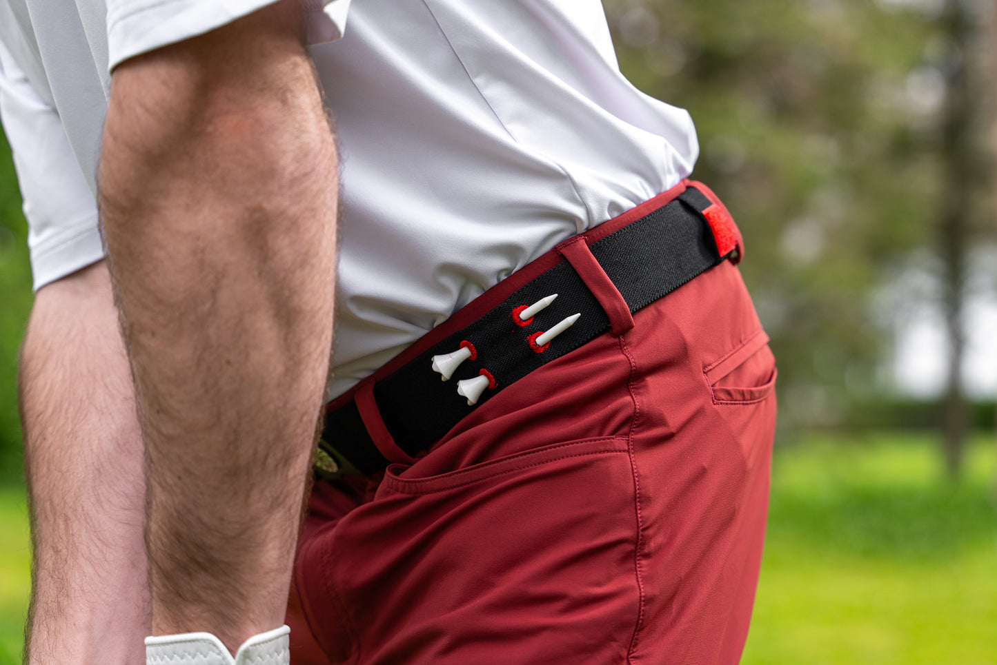 THE BYRD GOLF BELT - BLACK CROW