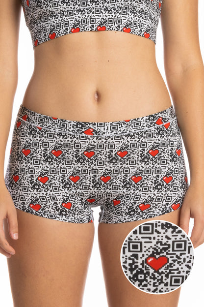 The Scan Me | QR Code Modal Boyshort Underwear