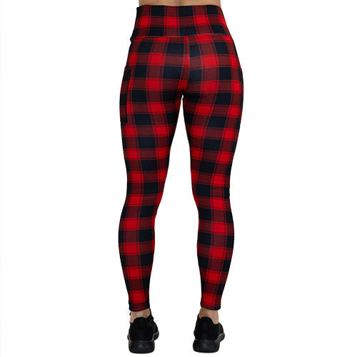 Fleece Lined Leggings | Buffalo Plaid