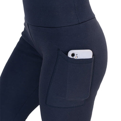 Fleece Lined Leggings | Navy