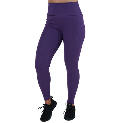 Fleece Lined Leggings | Purple