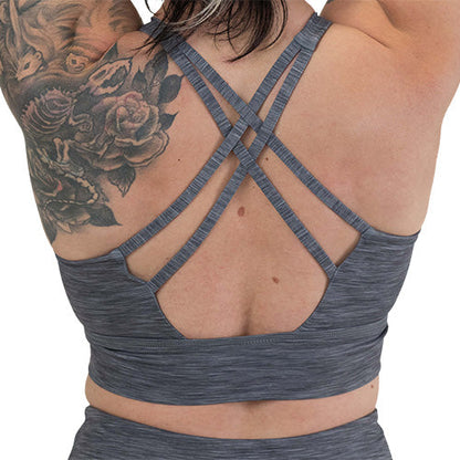 Longline Bra | Heather Grey