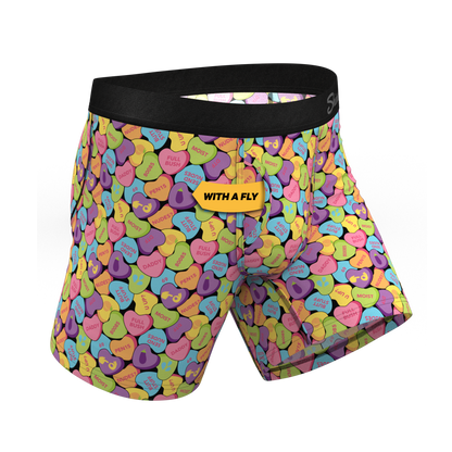 The Candy Crush | Candy Hearts Ball Hammock® Pouch Underwear With Fly