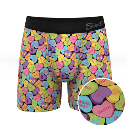 The Candy Crush | Candy Hearts Ball Hammock® Pouch Underwear