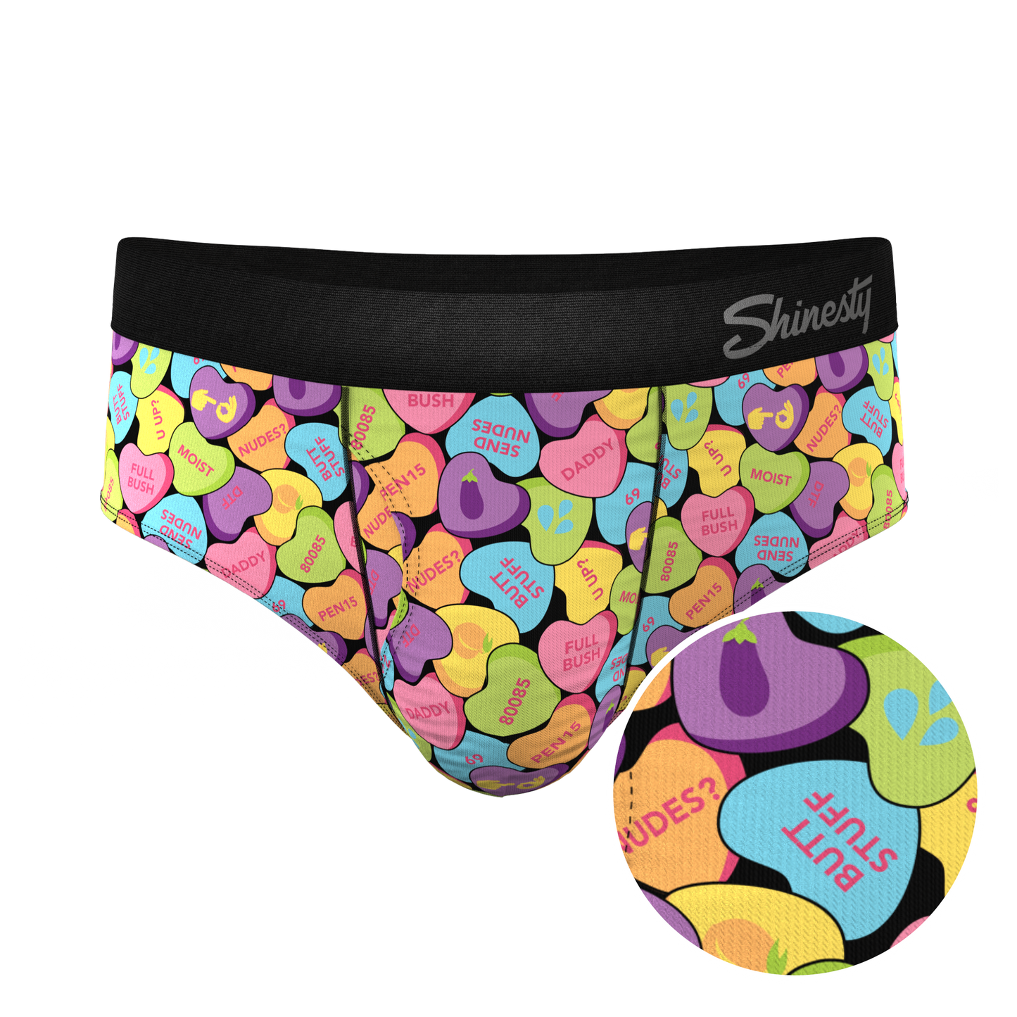 The Candy Crush | Candy Hearts Ball Hammock® Pouch Underwear Briefs