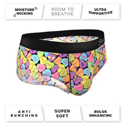 The Candy Crush | Candy Hearts Ball Hammock® Pouch Underwear Briefs