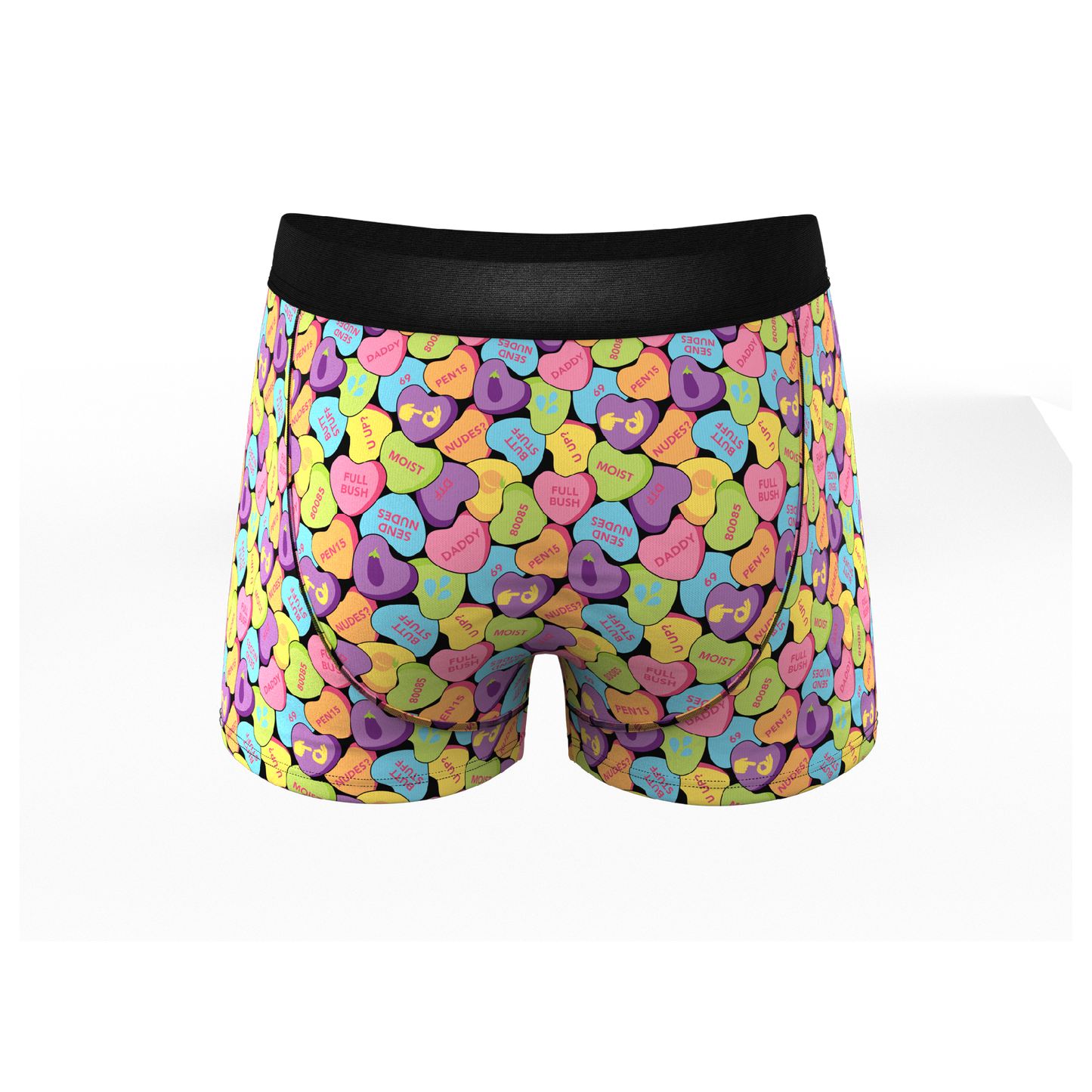 The Candy Crush | Candy Hearts Ball Hammock® Pouch Trunks Underwear