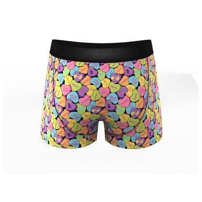 The Candy Crush | Candy Hearts Ball Hammock® Pouch Trunks Underwear