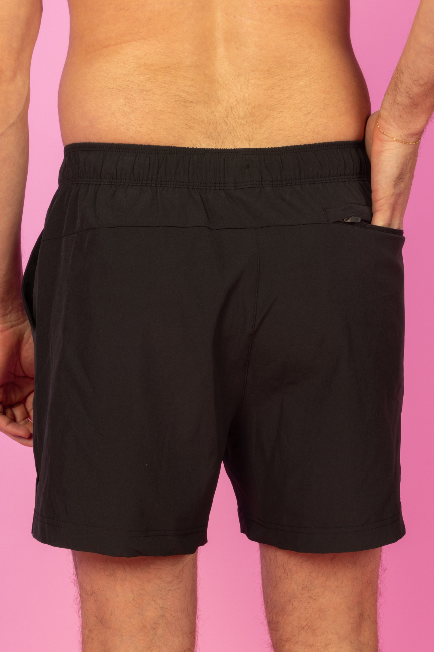 The Catamaran | Black Tropical Ball Hammock® Pouch 5" Swim Trunks