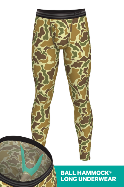 The Chameleon | Duck Camouflage Ball Hammock® Long Johns