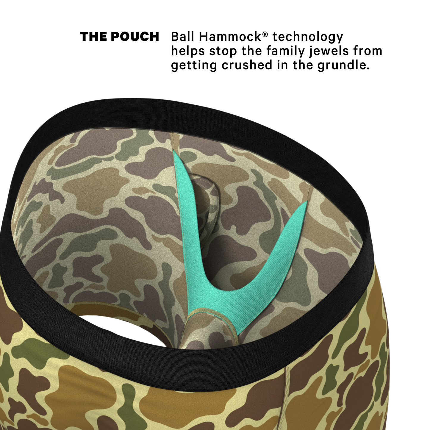 The Chameleon | Duck Camouflage Ball Hammock® Pouch Underwear With Fly