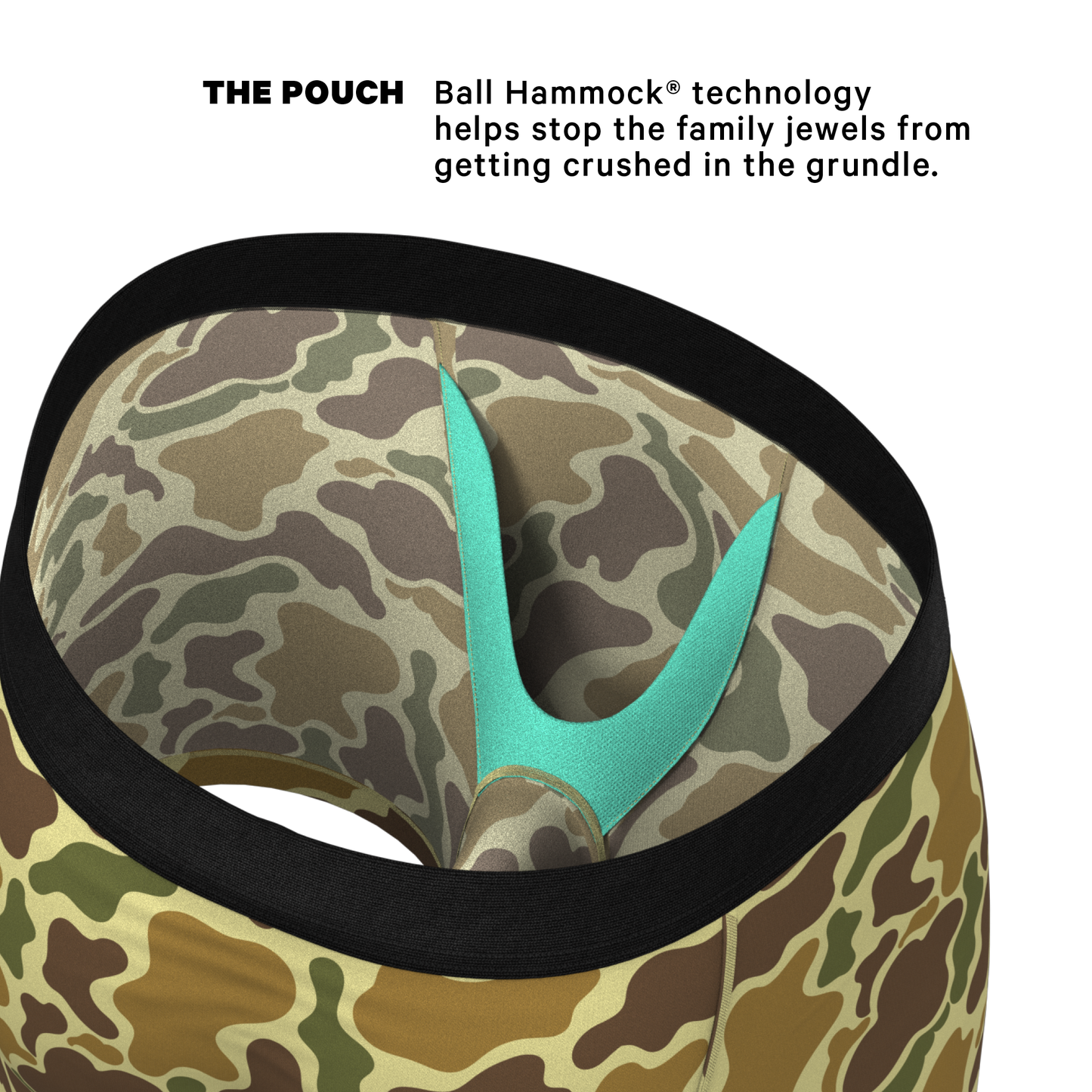 The Chameleon | Duck Camouflage Ball Hammock® Pouch Underwear