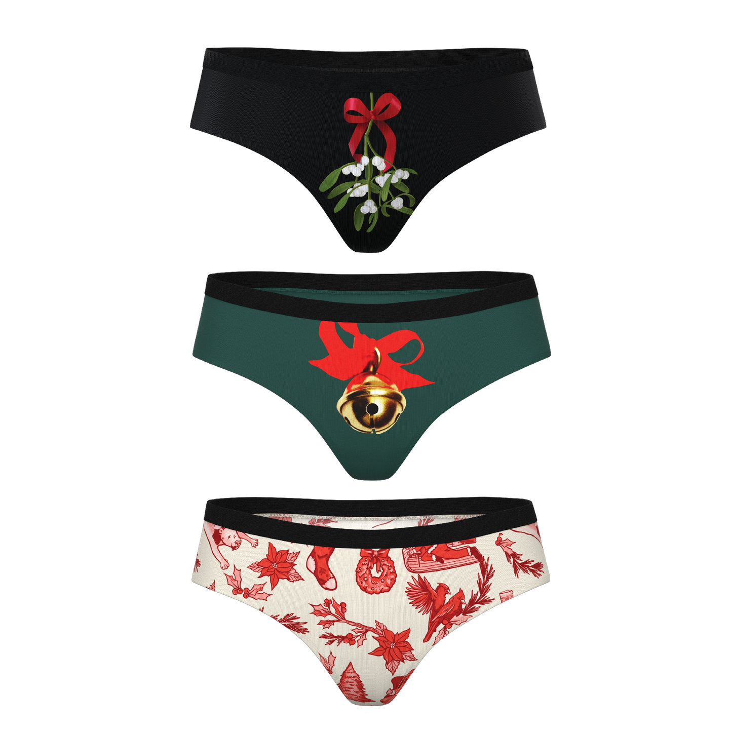 The Flirty Christmas | Cheeky Underwear 3 Pack