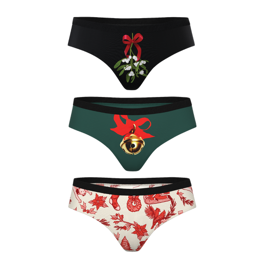 The Flirty Christmas | Cheeky Underwear 3 Pack