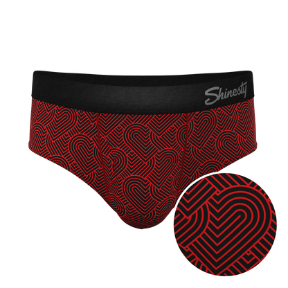 The Cherub | Geometric Hearts Ball Hammock® Pouch Underwear Briefs