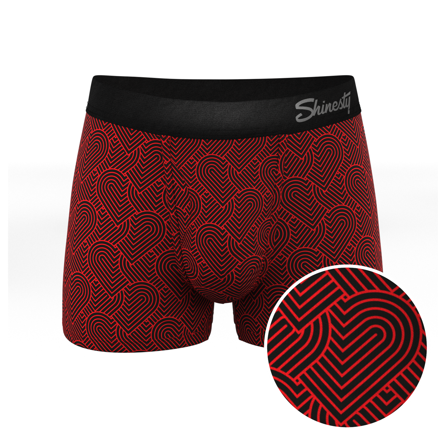 The Cherub | Geometric Hearts Ball Hammock® Pouch Trunks Underwear