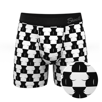 The Chest Mate | Checkered Ball Hammock® Pouch Underwear