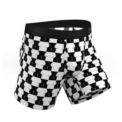 The Chest Mate | Checkered Ball Hammock® Pouch Underwear