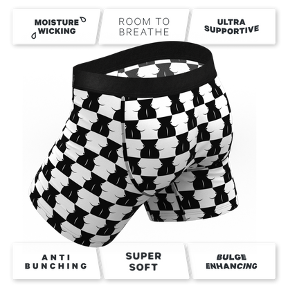 The Chest Mate | Checkered Ball Hammock® Pouch Underwear