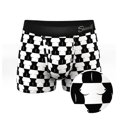 The Chest Mate | Checkered Ball Hammock® Pouch Trunks Underwear