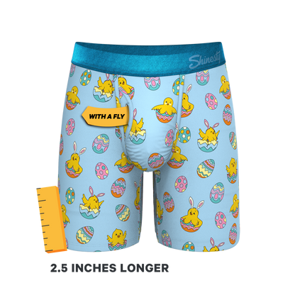 The Chicks Gone Wild | Easter Chicks Long Leg Ball Hammock® Pouch Underwear With Fly