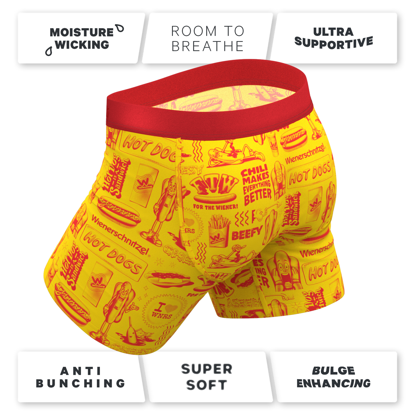 The Chili Dog | Shinesty x Wienerschnitzel Ball Hammock® Pouch Underwear