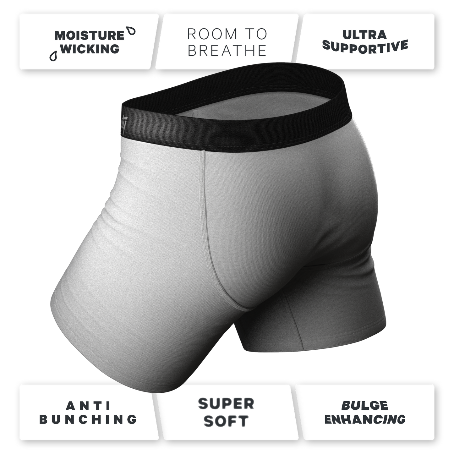 The Christian Grey | Ball Hammock® Pouch Underwear With Fly 3 Pack