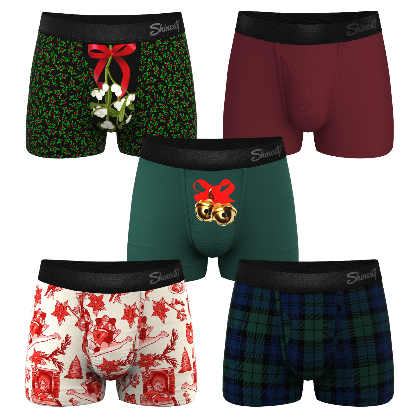 The Christmas Bundle | Ball Hammock® Pouch Trunks Underwear 5 Pack