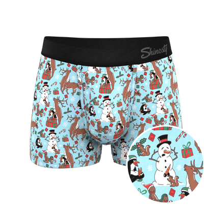 The Christmas Key Party | Christmas Characters Ball Hammock® Pouch Trunks Underwear