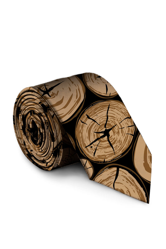 The Xmas Morning Wood | Wood Print Xmas Tie