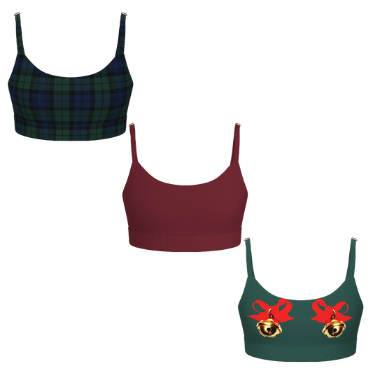 The December Uniform | Women's Bralette 3 Pack