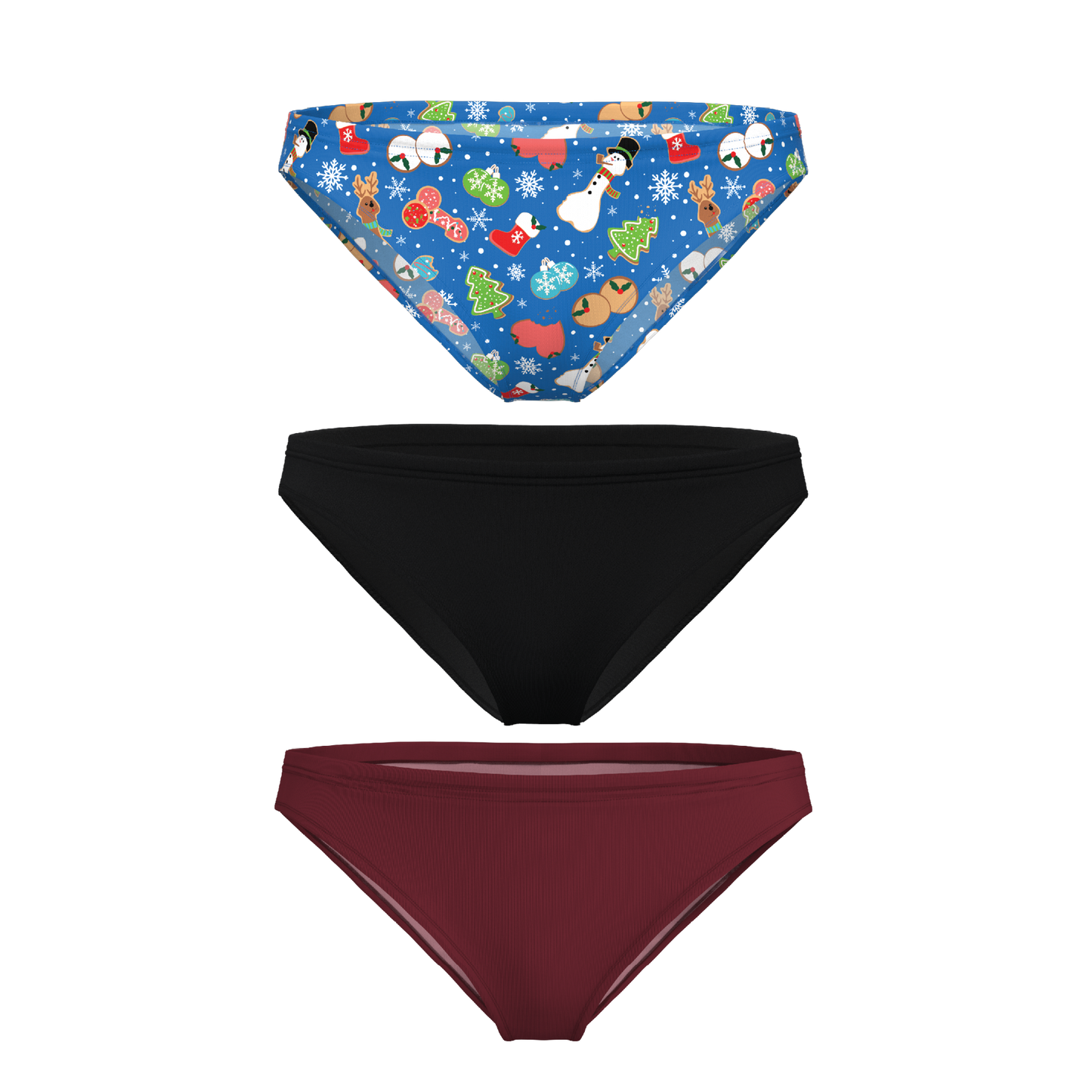 The Christmas Variety | Bikini Underwear 3 Pack