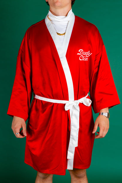 The Daddy Claus | Red Santa Christmas Kimono