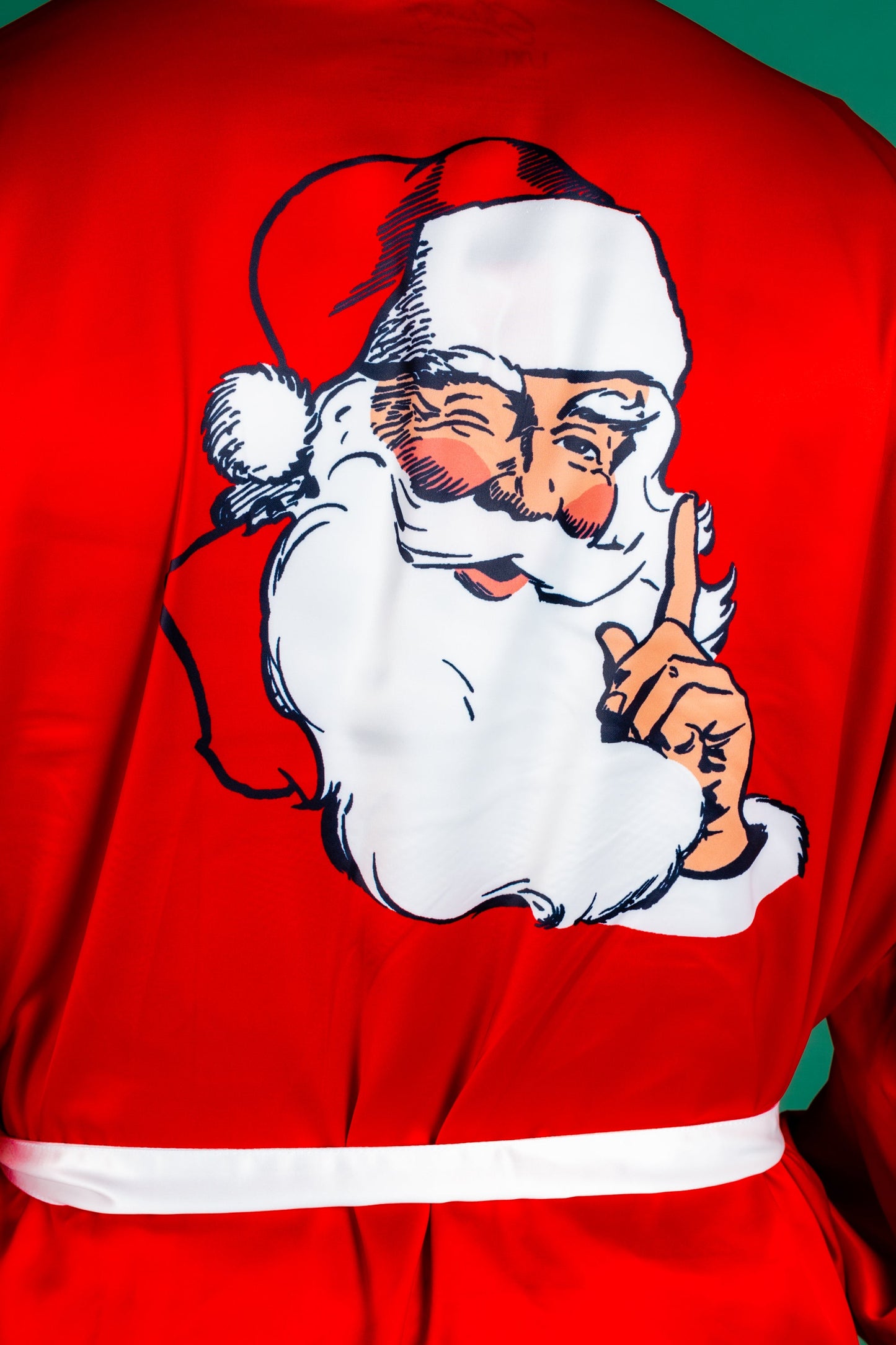 The Daddy Claus | Red Santa Christmas Kimono